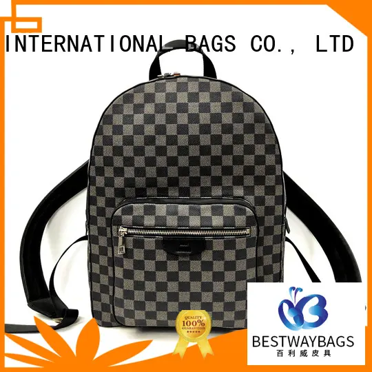 Customized Expensive Large Classic Designer Brand Fashion Women Laptop Leather Top Quality Backpack 1