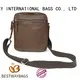 Custom Vintage Quality Mini Soft Genuine Leather Men's Sling Bag With Wide Strap1 1
