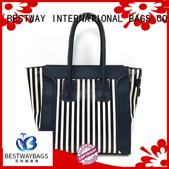 Wholesale Dongguan Designer Strip Canvas Coated Handbags Famous Brands Female Tote Bags2 1
