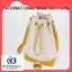 Bestway tote canvas leather bag factory for vacation 1