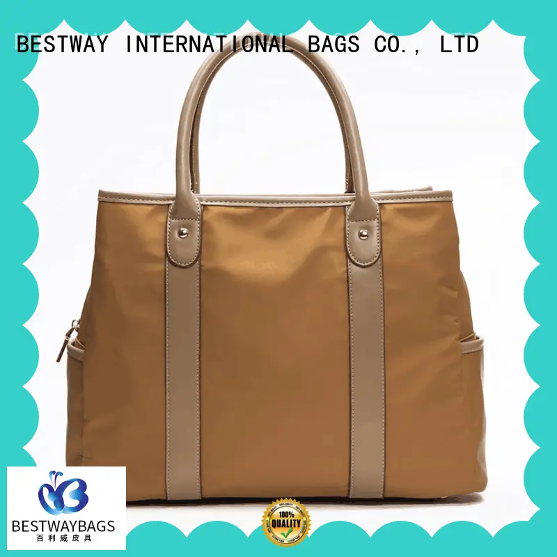 Bestway light nylon handbags with leather handles gym for gym 1