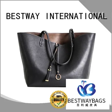 Bestway trendy genuine leather handbags smart for work 1