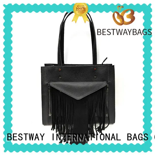wide leather handbags personalized for school Bestway 1