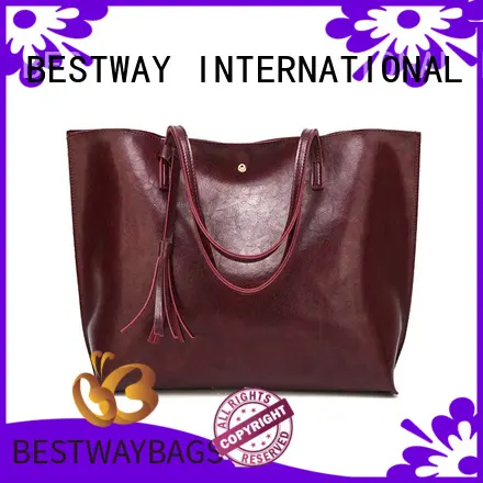 Bestway fashion polyurethane bag supplier for lady 1