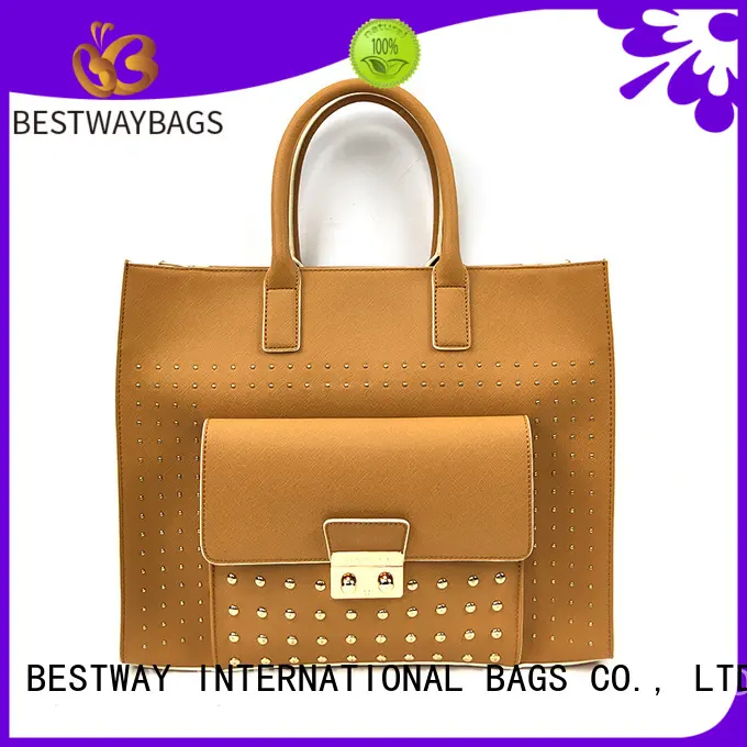 Bestway trendy pu leather bag supplier for girl 1
