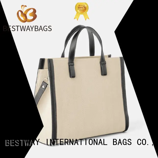 Bestway easy match canvas handbags wholesale for vacation 1