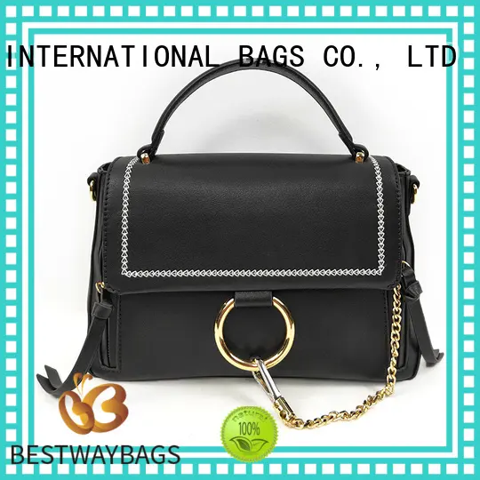 Bestway large pu leather bag supplier for ladies 1