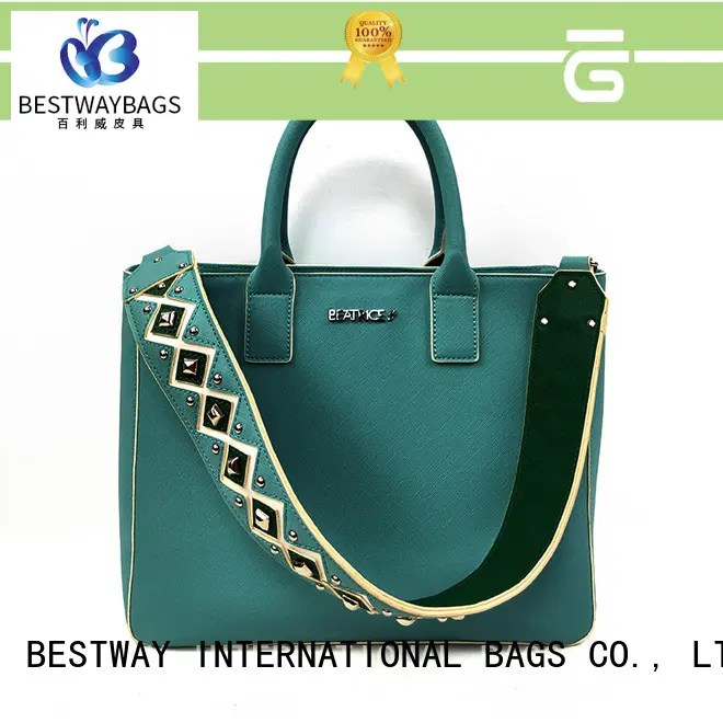 Bestway chain pu leather bag supplier for lady 1