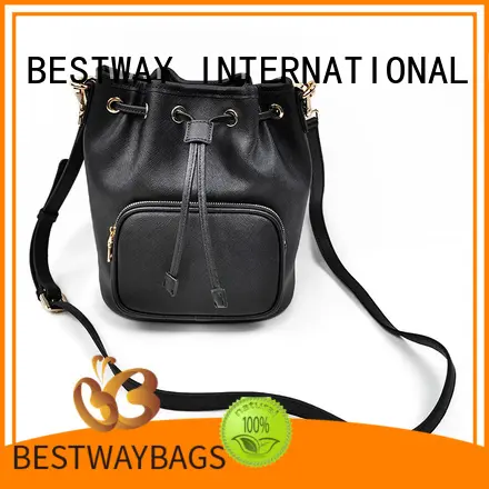 stylish leather handbags bucket manufacturer for work 1