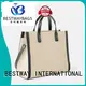 Bestway shoulder canvas tote shopper bag factory for vacation 1