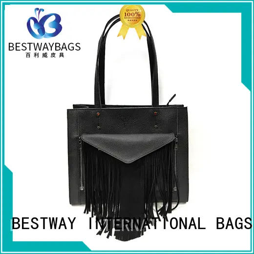 trendy leather shoulder bag wide manufacturer for school 1