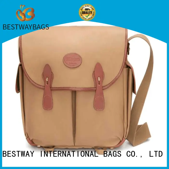 Bestway white striped canvas tote bag factory for relax 1
