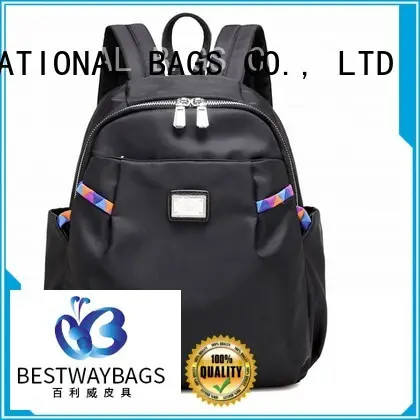 Bestway work nylon tote with leather handles supplier for sport 1