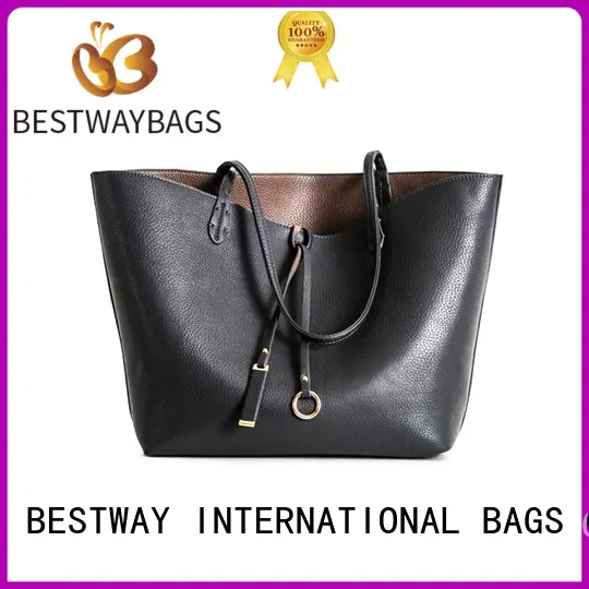 Bestway customized real leather tote wildly for daily life 1
