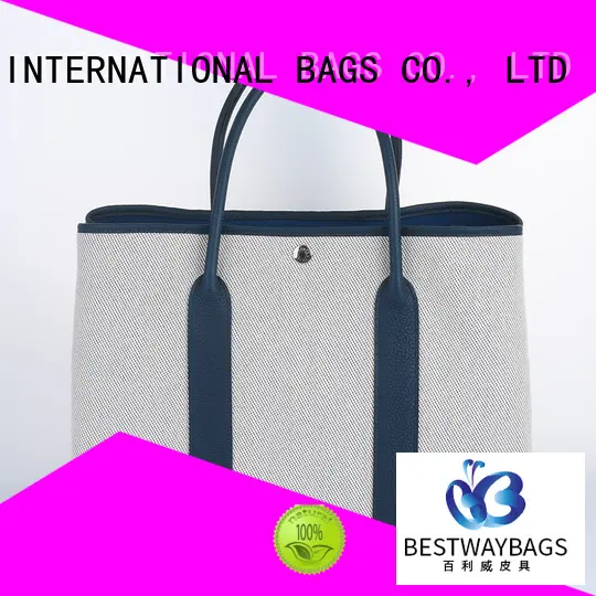 Bestway multi function black canvas tote bag personalized for relax 1