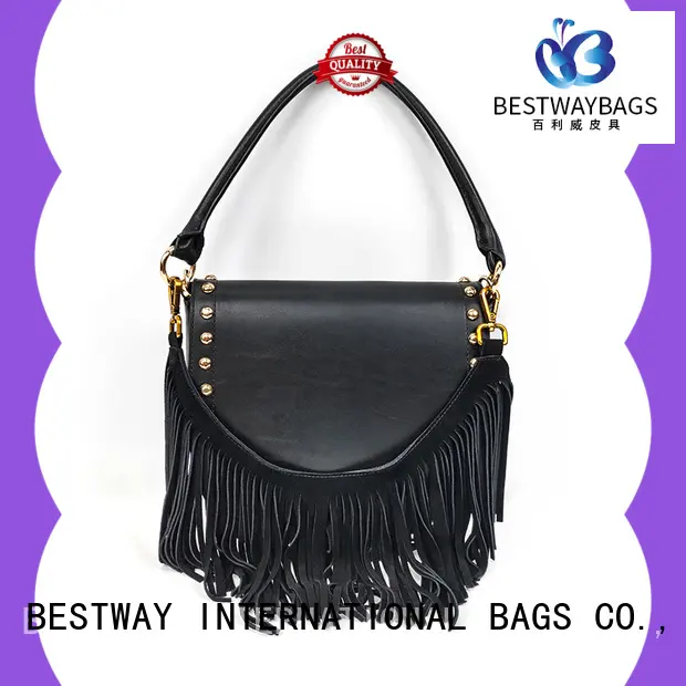 trendy black leather pocketbooks vendor manufacturer for daily life 1