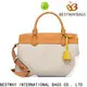 Bestway leather striped canvas tote bag personalized for travel 1