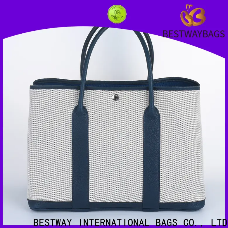 Bestway beautiful designer canvas tote wholesale for relax 1