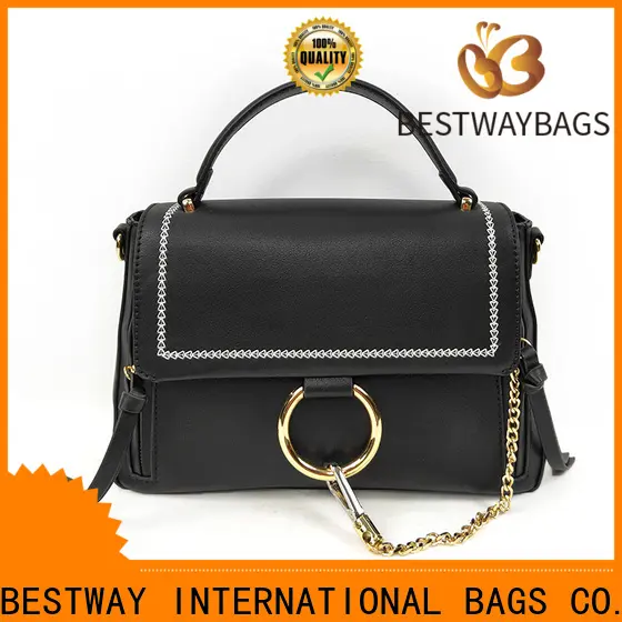 Bestway metal premium pu leather material Chinese for lady 1