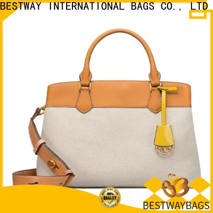 Bestway innovative canvas leather bag personalized for travel 1