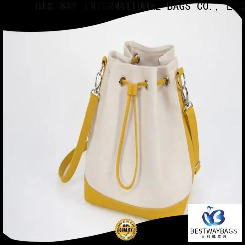 Bestway leather canvas tote shopper bag factory for relax 1