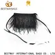 fashion pu vs faux leather black for sale for lady 1