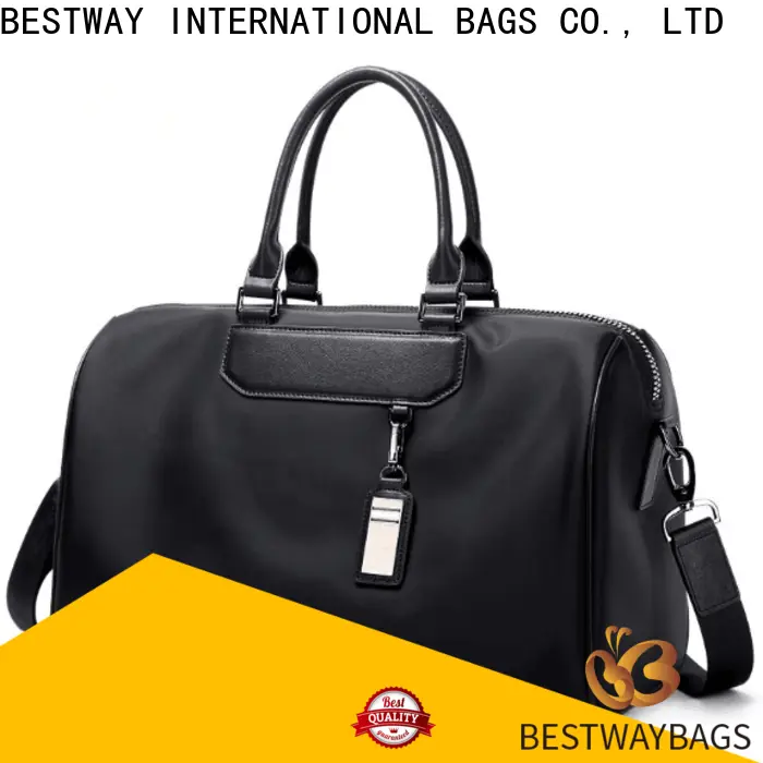 Latest black nylon bag trim for business for gym 1