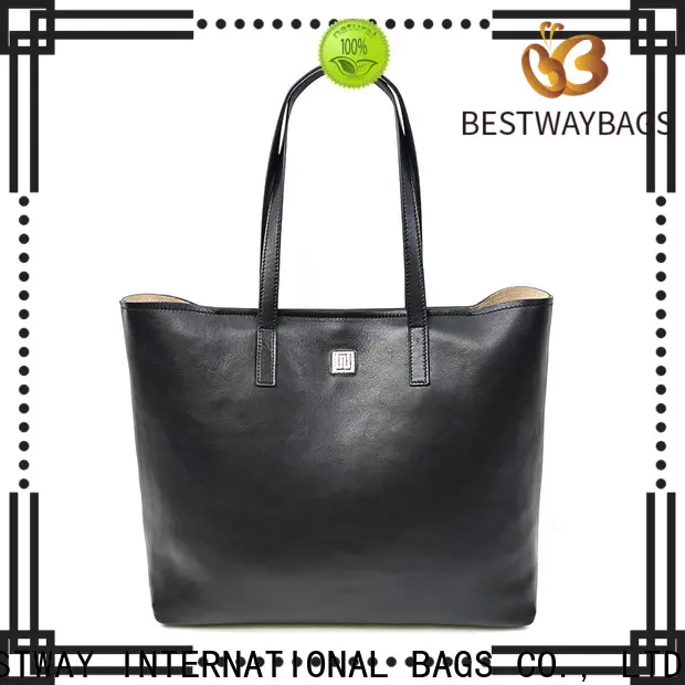 Bestway designer black leather purse manufacturer for school 1