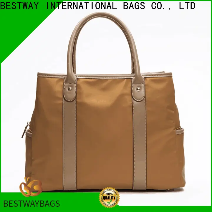 High-quality nylon handbags with leather handles bags personalized for swimming 1