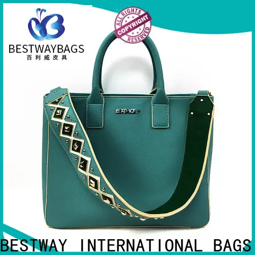 Bestway Latest pebbled leather bag factory for ladies 1