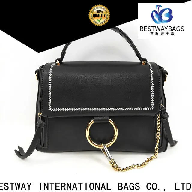 Bestway simple vintage pu leather tote bag manufacturers for lady 1