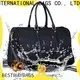 capacious popular nylon bag with leather straps travel for business for sport 1
