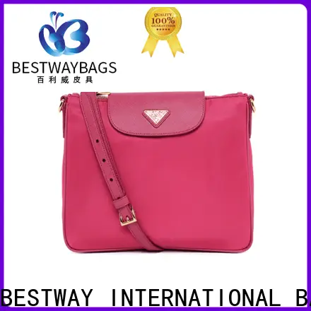 Bestway handle black nylon crossbody factory for bech 1