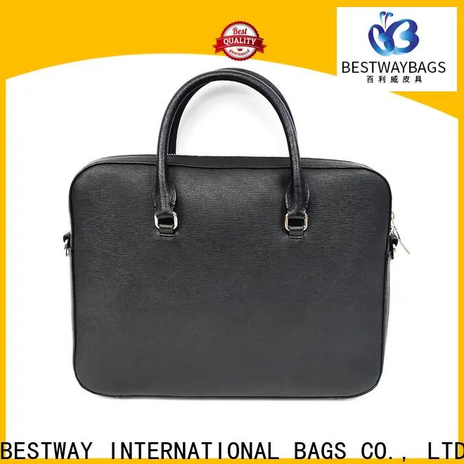 Bestway Latest genuine leather bags manufacturers for work 1