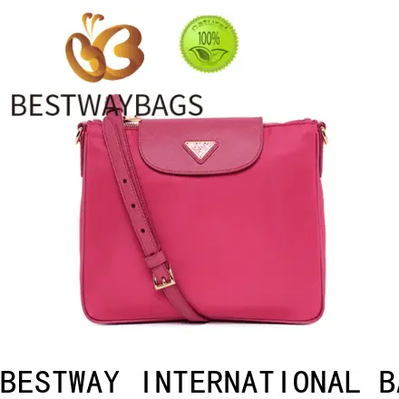 Bestway cross nylon purse with leather straps company for gym 1