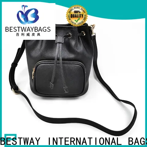 Bestway trendy leather ladies bag price manufacturer for school 1