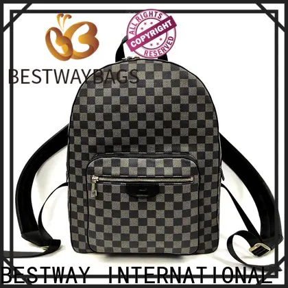 Bestway branded big brown leather bag manufacturer for date 1
