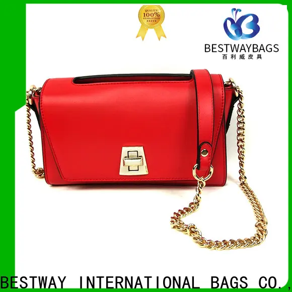 New pu handbags label manufacturers for lady 1