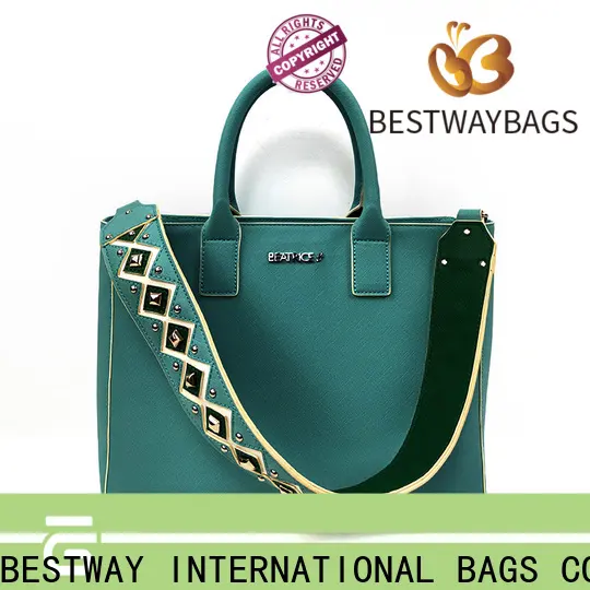 Bestway luxury vintage pu leather tote bag for business for lady 1