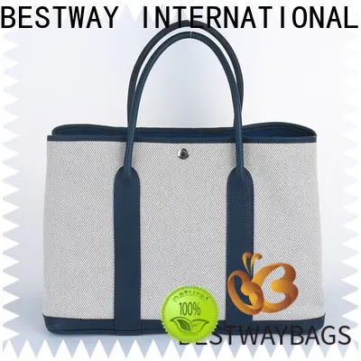Bestway mini plain white canvas bags personalized for vacation 1