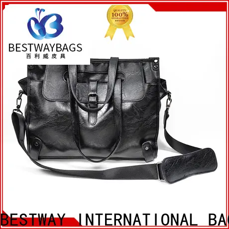 Bestway work pu leather significado supplier for lady 1
