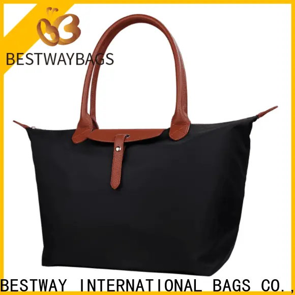 Best ladies nylon bags black Supply for gym 1