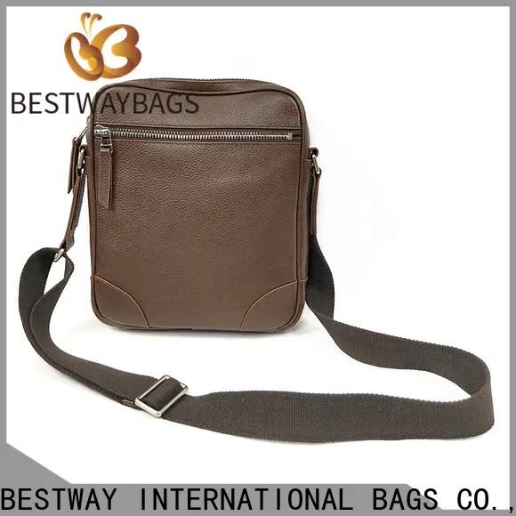 Custom leather bag price simple Suppliers for school 1