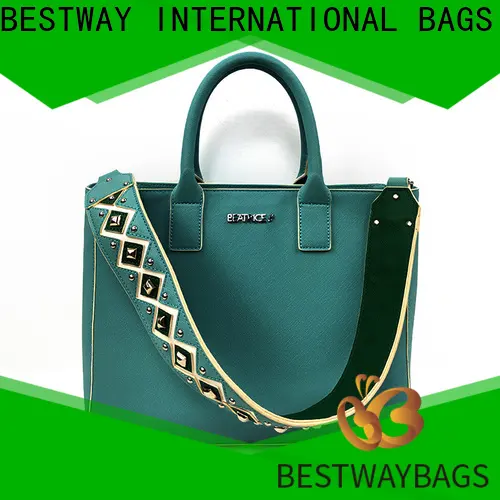 Bestway customized pu tote bag company for lady 1