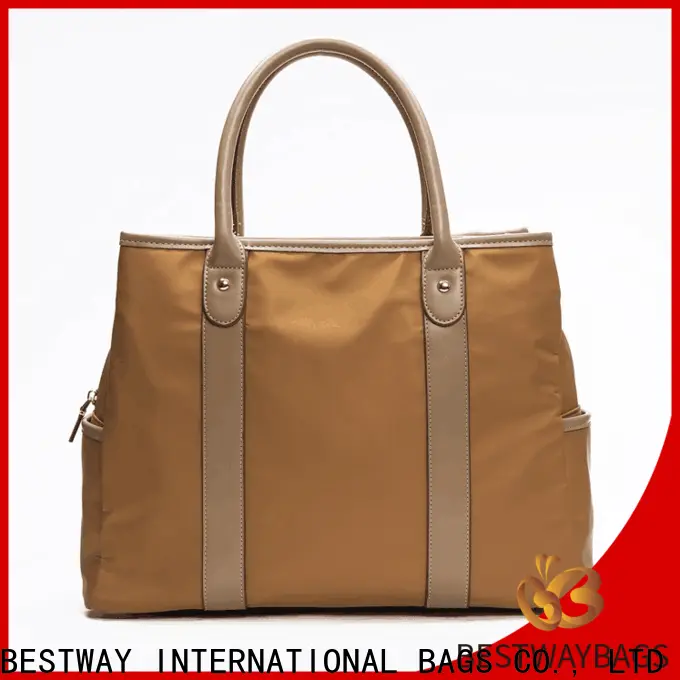 Wholesale large nylon tote bags cross wildly for gym 1