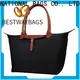 Bestway capacious white nylon tote supplier for bech 1