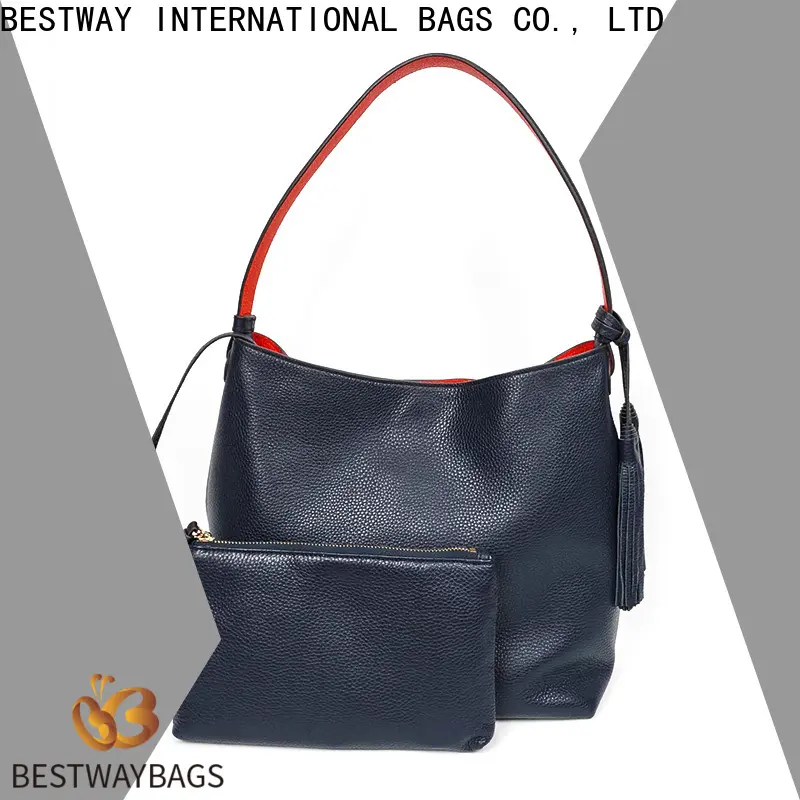 Bestway Latest leather purse with initials factory for work 1