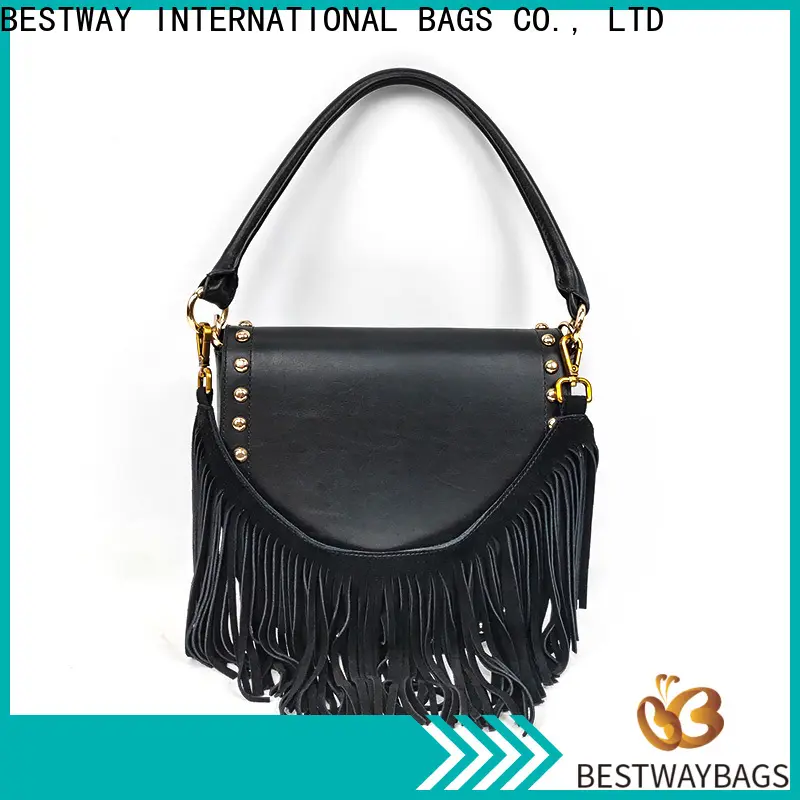 Bestway fashion yellow leather handbags on sale for school 1