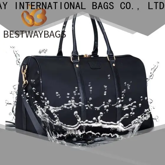Bestway handle black nylon crossbody purse wildly for gym 1