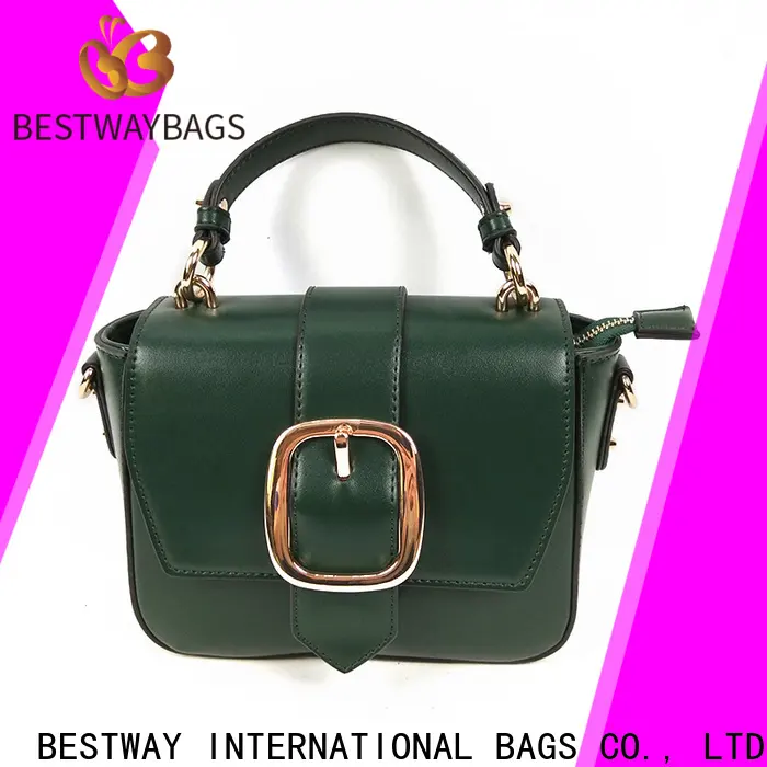Latest pu leather products blue company for ladies 1